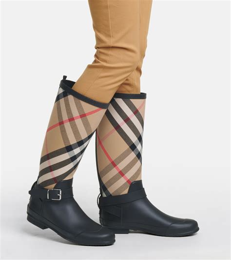 burberry house check rain boots sale|authentic burberry rain boots.